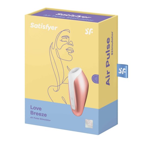 Satisfyer Love Breeze - nabíjecí, vodotěsný stimulátor na klitoris (broskvový)