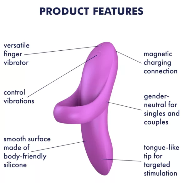 Satisfyer Bold Lover - vibrační prstový stimulátor