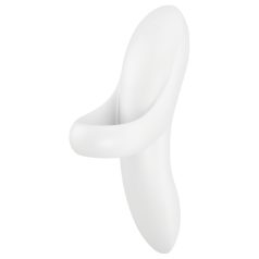   Satisfyer Bold Lover - dobíjecí, vodotěsný prstový vibrátor (bílý)