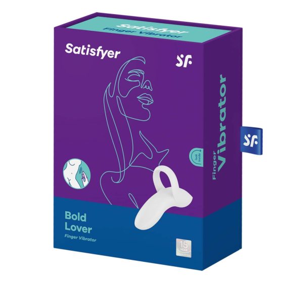 Satisfyer Bold Lover - nabíjecí prstový vibrátor (bílý)