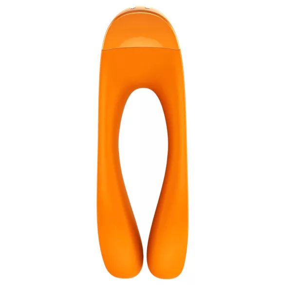 Satisfyer - vibrátor dvouramenný, vodotěsný, nabíjecí - oranžový