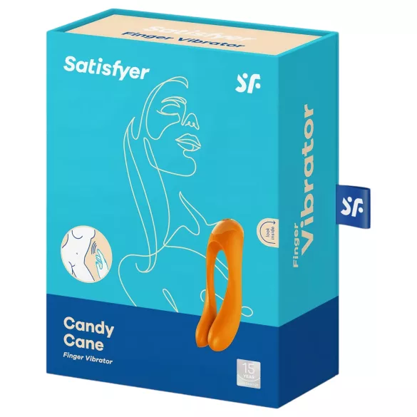 Satisfyer - vibrátor dvouramenný, vodotěsný, nabíjecí - oranžový