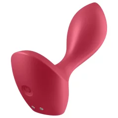   Satisfyer Backdoor Lover - anální vibrátor na dobíjení - vodotěsný - červený