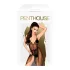 Penthouse - krajkové body s tylovým šátkem - černé - M/L