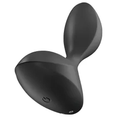   Satisfyer - anální vibrátor s aplikací - silikon - černý