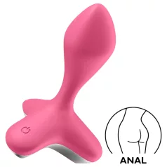 Satisfyer - anální vibrátor na dobíjení - růžový