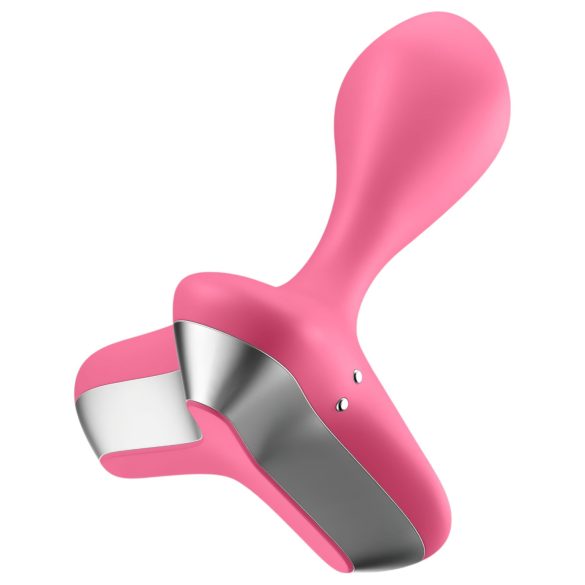 Satisfyer - anální vibrátor na dobíjení - růžový