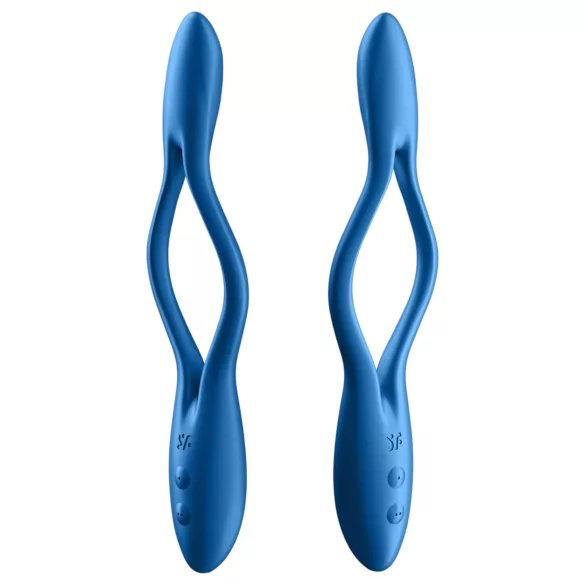 Satisfyer - párový vibrátor - flexibilní, dobíjecí - modrý