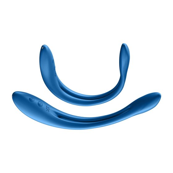 Satisfyer Elastic Game - nabíjecí, párový vibrátor (modrý)