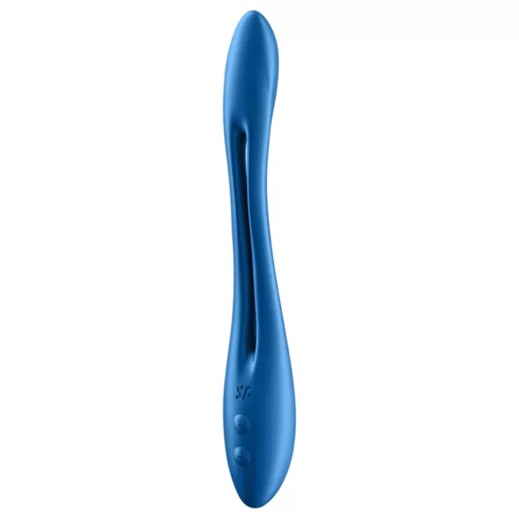 Satisfyer - párový vibrátor - flexibilní, dobíjecí - modrý