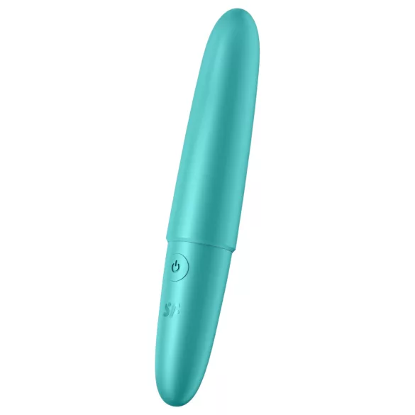 Satisfyer - mini vibrátor vodotěsný - Ultra Power Bullet 6 - tyrkysový