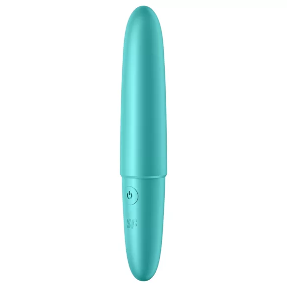 Satisfyer - mini vibrátor vodotěsný - Ultra Power Bullet 6 - tyrkysový