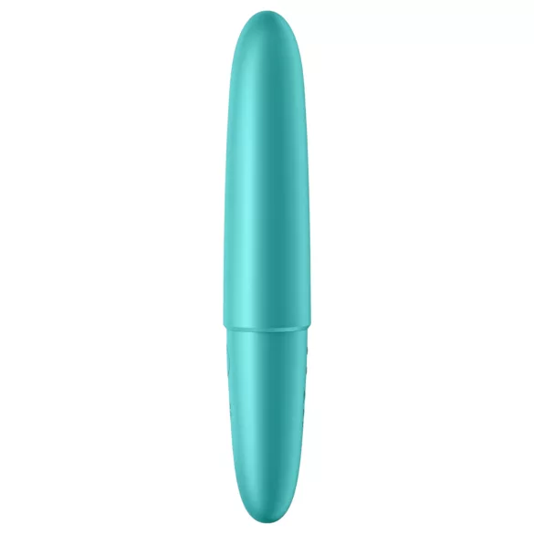 Satisfyer - mini vibrátor vodotěsný - Ultra Power Bullet 6 - tyrkysový