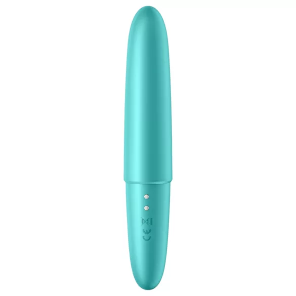 Satisfyer - mini vibrátor vodotěsný - Ultra Power Bullet 6 - tyrkysový