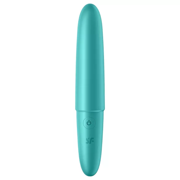 Satisfyer - mini vibrátor vodotěsný - Ultra Power Bullet 6 - tyrkysový