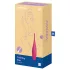 Satisfyer - vibrační stimulátor klitorisu - vodotěsný, dobíjecí silikon růžový