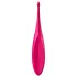 Satisfyer - vibrační stimulátor klitorisu - vodotěsný, dobíjecí silikon růžový