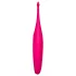 Satisfyer - vibrační stimulátor klitorisu - vodotěsný, dobíjecí silikon růžový