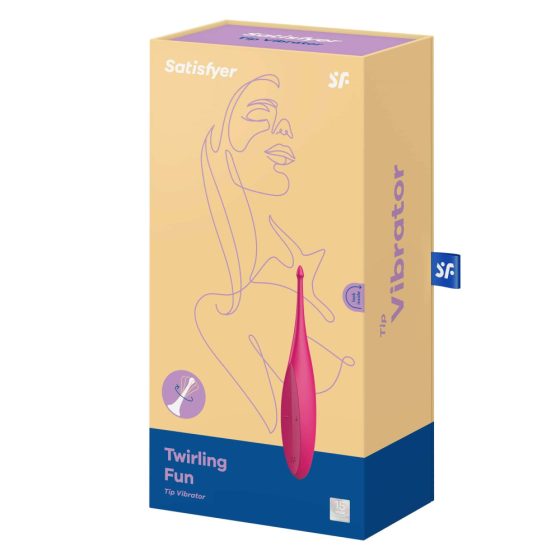 Satisfyer Twirling Fun - nabíjecí, vodotěsný vibrátor na klitoris (magenta)