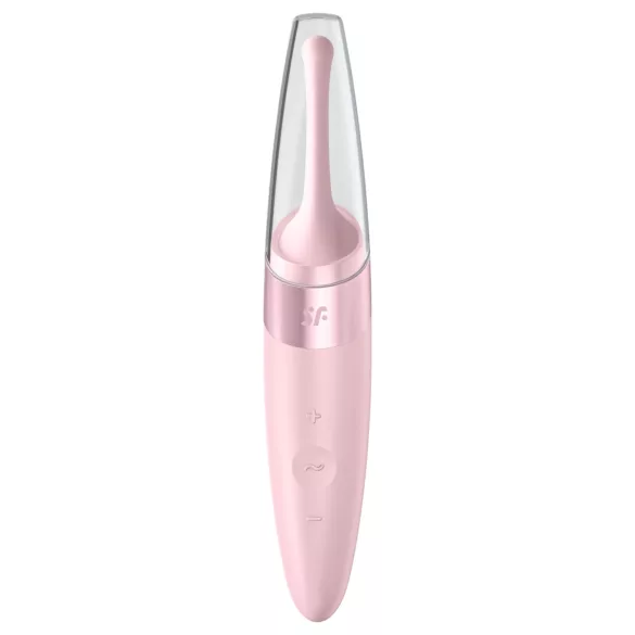 Satisfyer Twirling Delight - vibrační stimulátor klitorisu - vodotěsný - růžový