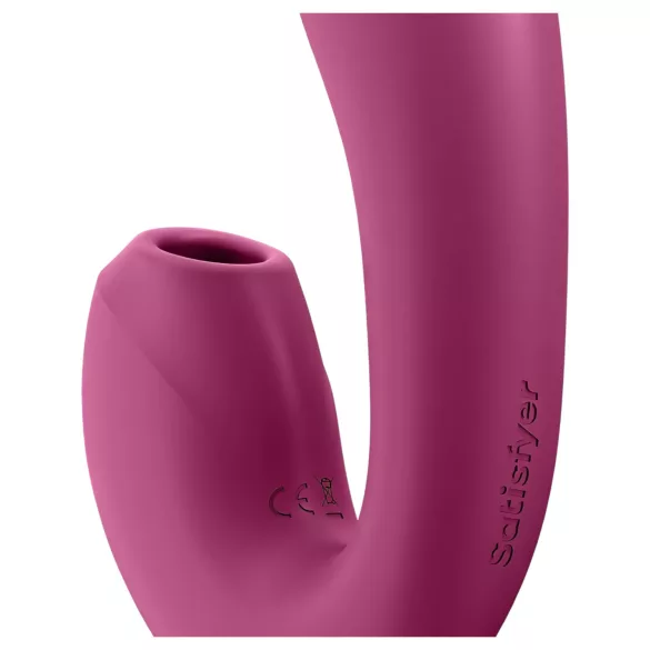 Satisfyer Sunray - vibrační stimulátor klitorisu a vagíny - červený, dobíjecí