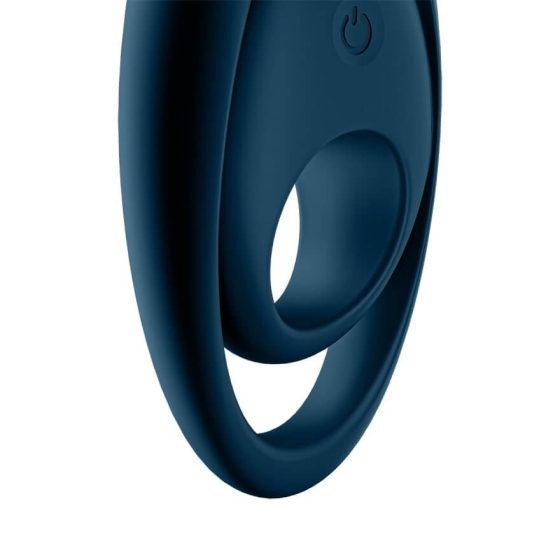 Satisfyer Gloriouse Duo - nabíjecí, vodotěsný vibrační kroužek na penis (modrý)