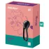 Satisfyer Majestic Duo - vibrační vodotěsný erekční kroužek - černý, dobíjecí