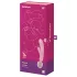 Satisfyer Triple Lover - vibrátor na G-bod a masáž - růžový