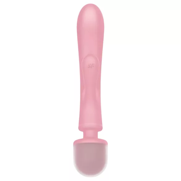 Satisfyer Triple Lover - vibrátor na G-bod a masáž - růžový