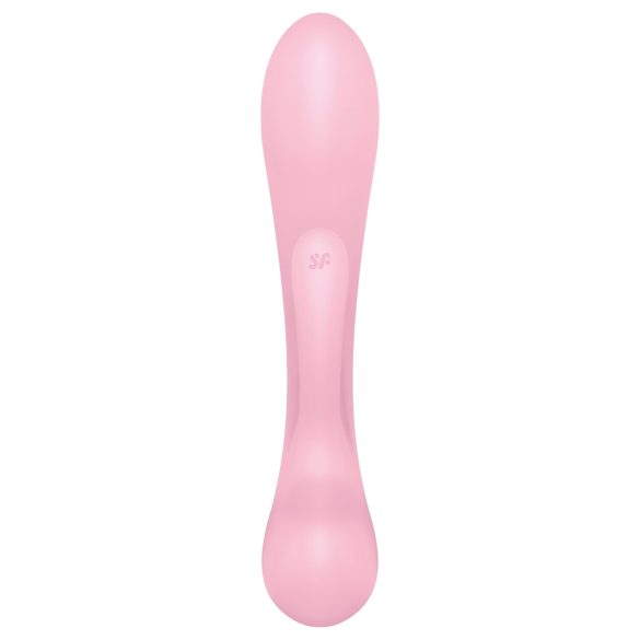 Satisfyer Triple Oh - akumulátorový, vibrační stimulátor klitorisu (růžový)