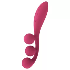   Satisfyer Tri Ball 1 - vibrační multifunkční vibrátor - dobíjecí - červený