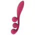 Satisfyer Tri Ball 1 - vibrační multifunkční vibrátor - dobíjecí - červený