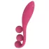 Satisfyer Tri Ball 1 - vibrační multifunkční vibrátor - dobíjecí - červený