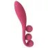 Satisfyer Tri Ball 1 - vibrační multifunkční vibrátor - dobíjecí - červený