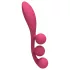 Satisfyer Tri Ball 1 - vibrační multifunkční vibrátor - dobíjecí - červený