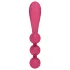 Satisfyer Tri Ball 1 - vibrační multifunkční vibrátor - dobíjecí - červený