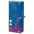 Satisfyer Tri Ball 1 - vibrační multifunkční vibrátor - dobíjecí - červený
