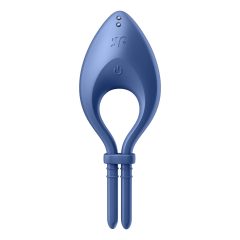   Satisfyer Bullseye - nabíjecí smart vibrační kroužek na penis (královská modrá)