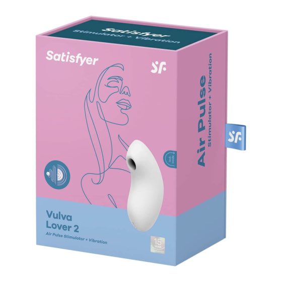 Satisfyer Vulva Lover 2 - nabíjecí stimulátor klitorisu (bílý)