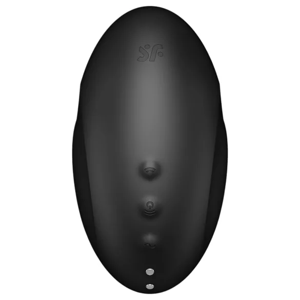 Satisfyer Vulva Lover 3 - stimulátor klitorisu s tlakovými vlnami - černý