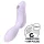 Satisfyer Curvy Trinity 2 - vibrátor 2v1 s tlakovými vlnami - fialový