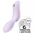 Satisfyer Curvy Trinity 2 - vibrátor 2v1 s tlakovými vlnami - fialový