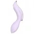 Satisfyer Curvy Trinity 2 - vibrátor 2v1 s tlakovými vlnami - fialový