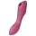Satisfyer Curvy Trinity 3 - vibrátor s tlakovými vlnami 2v1 - červený