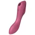 Satisfyer Curvy Trinity 3 - vibrátor s tlakovými vlnami 2v1 - červený