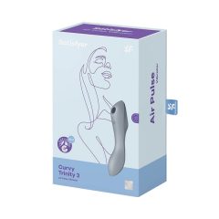   Satisfyer Curvy Trinity 3 - nabíjecí vaginální a klitorisový vibrátor (šedý)