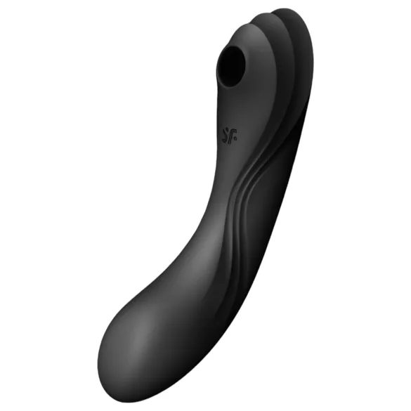 Satisfyer Curvy Trinity 4 - vibrátor a stimulátor klitorisu 2v1 - černý