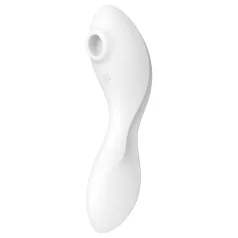   Satisfyer Curvy Trinity 5+ - vibrátor a stimulátor klitorisu - 2v1, bílý