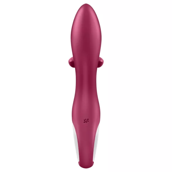 Satisfyer Embrace Me - vibrátor s ramenem na klitoris - dobíjecí - červený