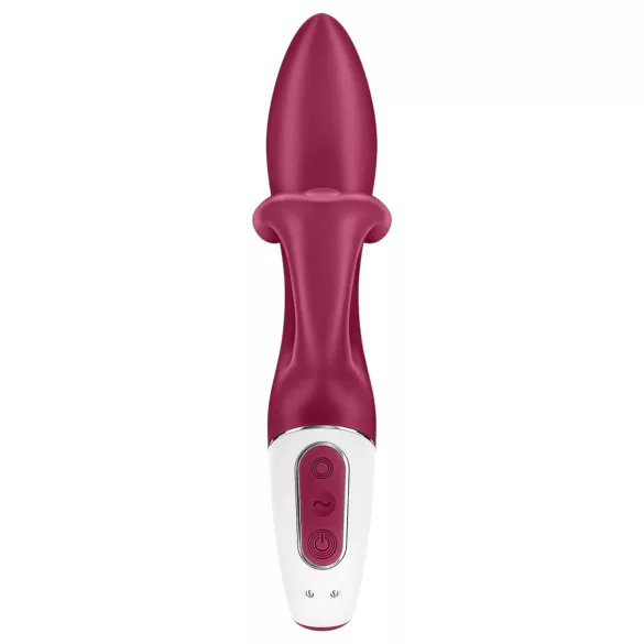 Satisfyer Embrace Me - vibrátor s ramenem na klitoris - dobíjecí - červený